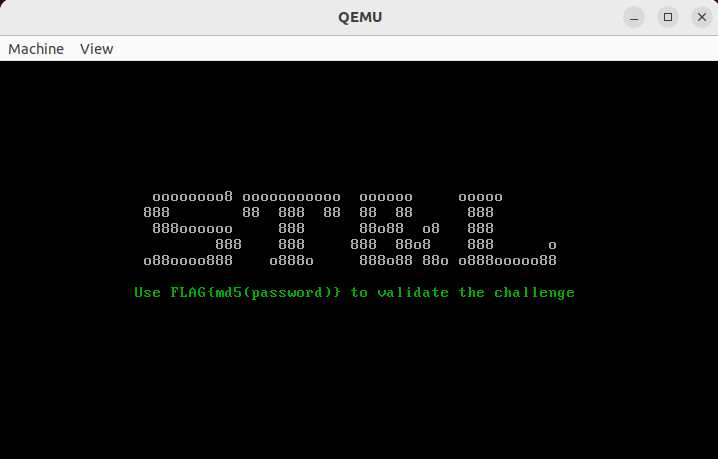 QEMU boot